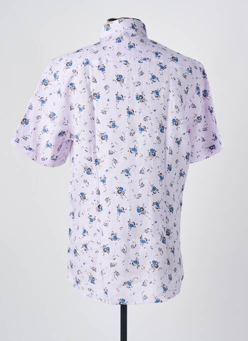 Chemise manches courtes violet FLORENTINO homme