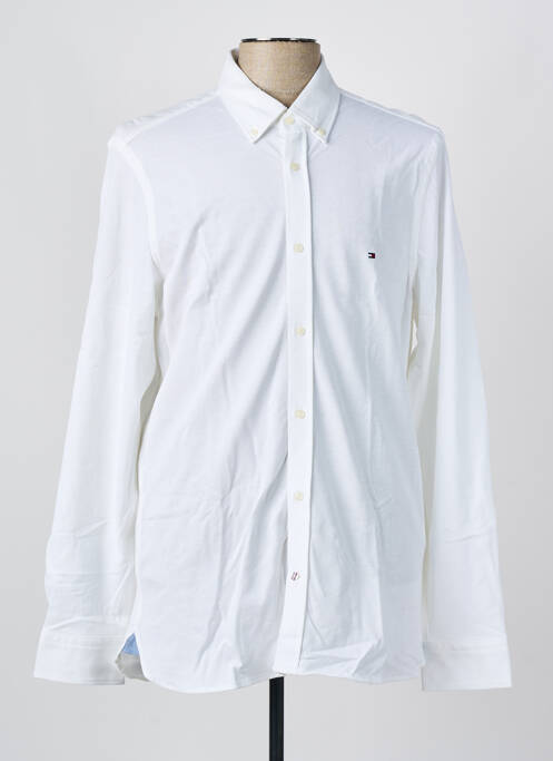 Chemise manches longues blanc TOMMY HILFIGER pour homme