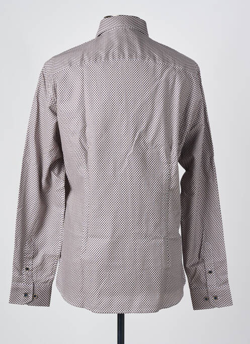 Chemise manches longues marron FLORENTINO homme