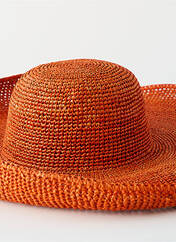 Chapeau orange IBELIV pour femme seconde vue
