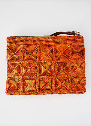 Pochette orange IBELIV pour femme