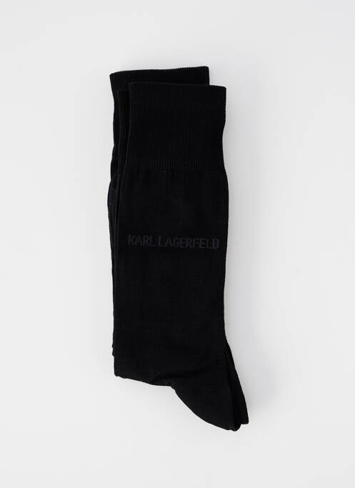 Chaussettes noir KARL LAGERFELD pour homme