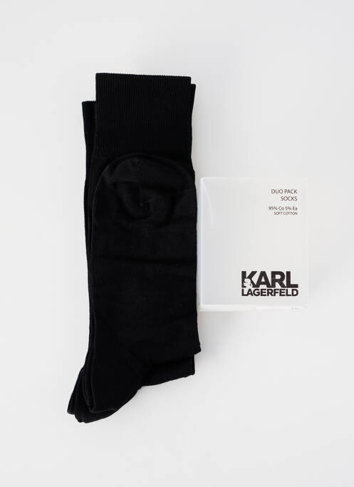 Chaussettes noir KARL LAGERFELD pour homme