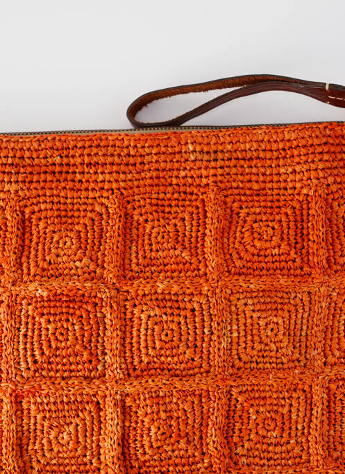 Pochette orange IBELIV pour femme