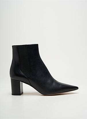 Bottines/boots matière lisse talon de 4 à 6cm noir HUGO BOSS femme