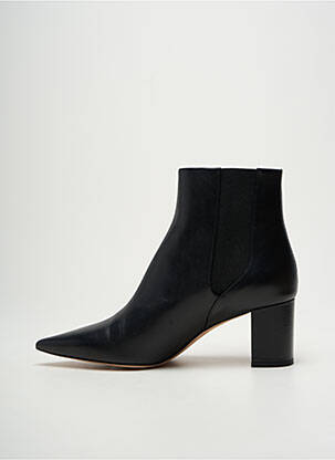 Bottines/boots matière lisse talon de 4 à 6cm noir HUGO BOSS femme