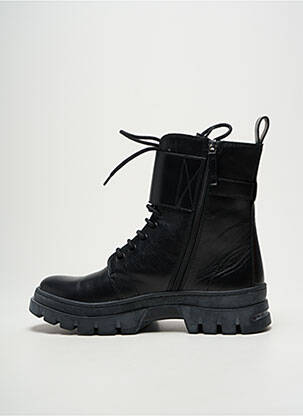 Bottines/boots matière lisse talon plat jusqu'à 3cm noir HUGO BOSS femme
