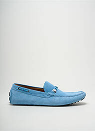 Mocassins nubuck bout carré bleu HUGO BOSS homme