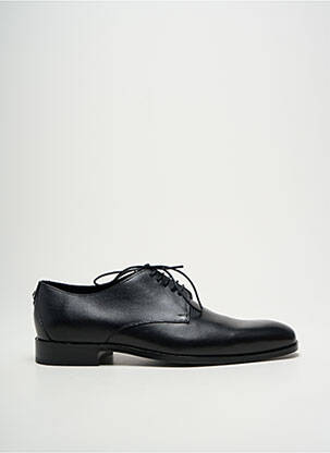 Derbies tissage satiné talon bas noir KARL LAGERFELD homme