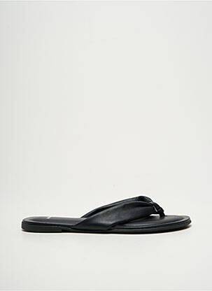 Tongs chiquet talon plat jusqu'à 3cm noir HUGO BOSS femme
