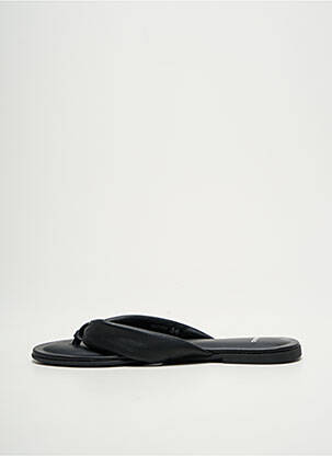 Tongs chiquet talon plat jusqu'à 3cm noir HUGO BOSS femme