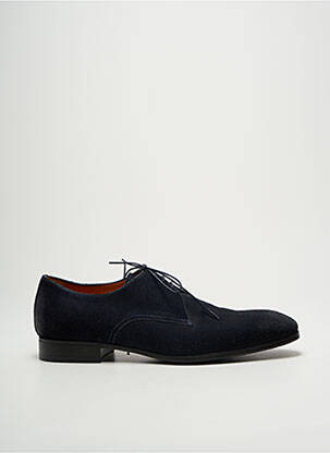 Derbies nubuck talon bas bleu SANTONI homme