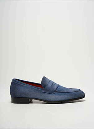 Mocassins talon bas talon bas bleu SANTONI homme