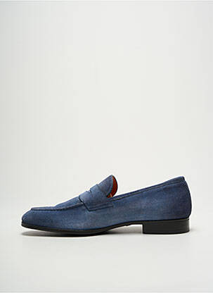 Mocassins talon bas talon bas bleu SANTONI homme
