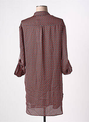 Tunique manches longues imprimé fantaisie noir ARELINE femme