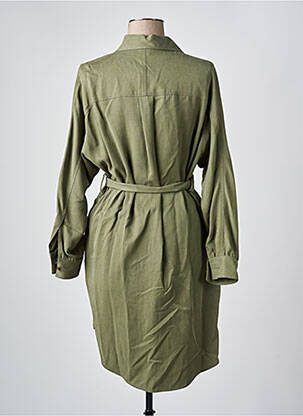 Robe courte manches longues manches longues vert HUGO BOSS femme