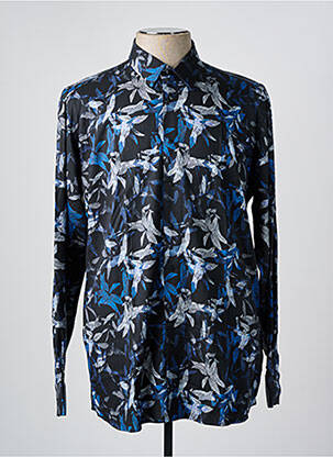 Chemise manches longues imprimé fantaisie noir KARL LAGERFELD homme