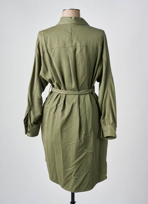 Robe courte manches longues manches longues vert HUGO BOSS femme
