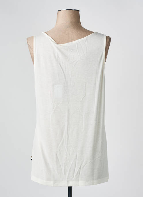 T-shirt coupe droite fines bretelles beige HUGO BOSS femme