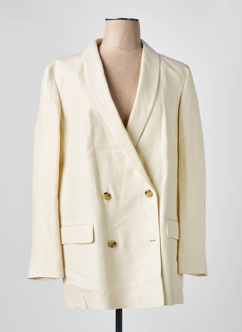 Blazer col châle beige HUGO BOSS femme
