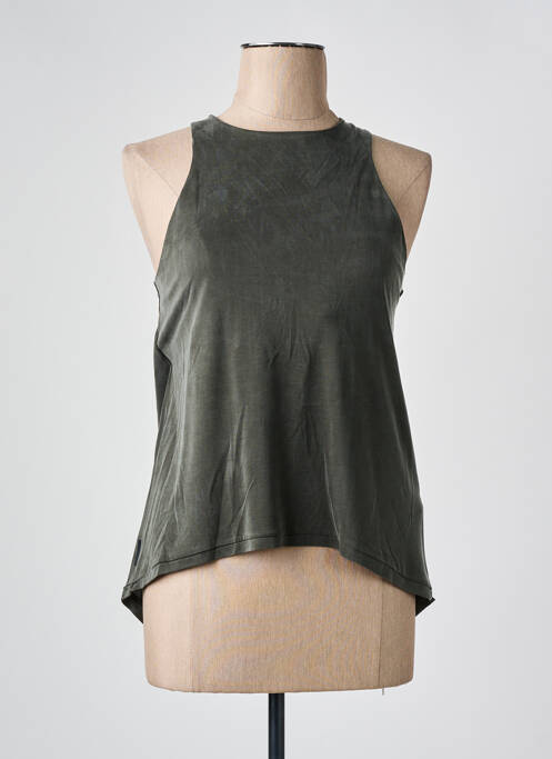 Top stretch sans manche vert RRD (ROBERTO RICCI DESIGNS) femme