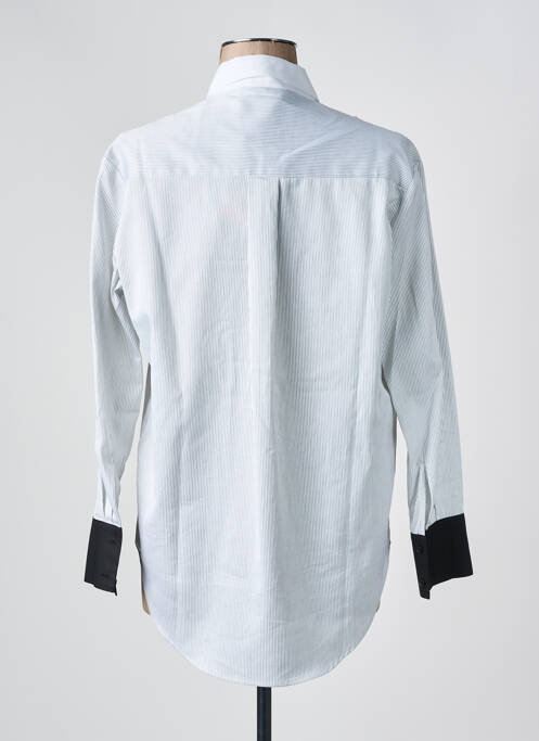 Chemisier coupe droite manches longues noir DMN femme