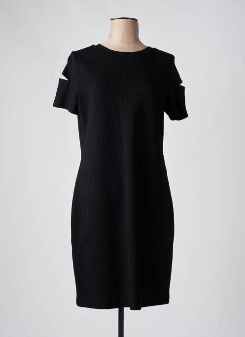 Robe mi-longue noir HUGO BOSS pour femme