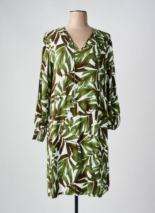 Robe mi-longue vert HUGO BOSS pour femme