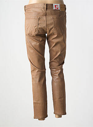 Pantalon 7/8 stretch taille normale marron HUGO BOSS femme