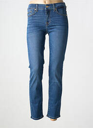 Jeans coupe slim stretch taille normale bleu 7 FOR ALL MANKIND femme