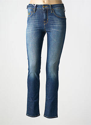Jeans coupe slim stretch taille normale bleu JACOB COHEN femme