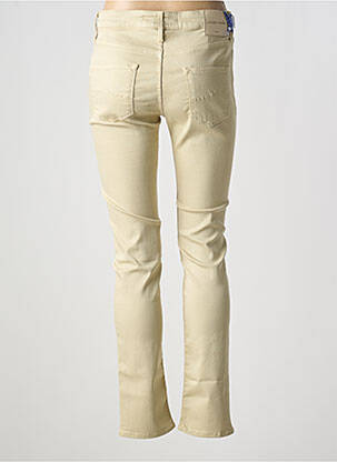 Jeans coupe slim stretch taille normale beige JACOB COHEN femme