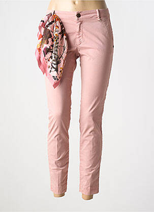 Pantalon 7/8 stretch taille normale rose MASON'S femme
