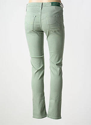 Jeans coupe slim stretch taille normale vert JACOB COHEN femme
