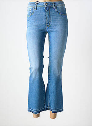 Jean coupe flare stretch taille haute bleu JACOB COHEN femme