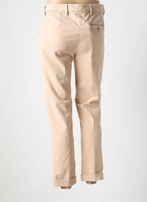 Pantalon chino fermeture zippée sous rabat boutonné taille normale beige ASPESI femme