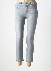Jeans coupe slim gris 7 FOR ALL MANKIND pour femme seconde vue
