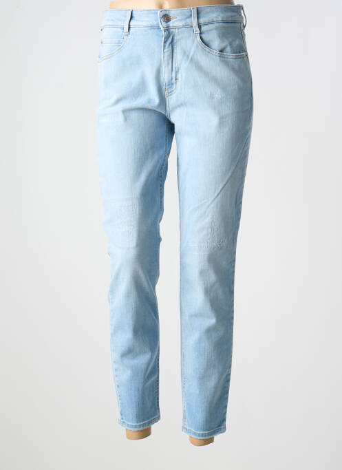 Jeans coupe slim effet usé délavé taille normale bleu HUGO BOSS femme