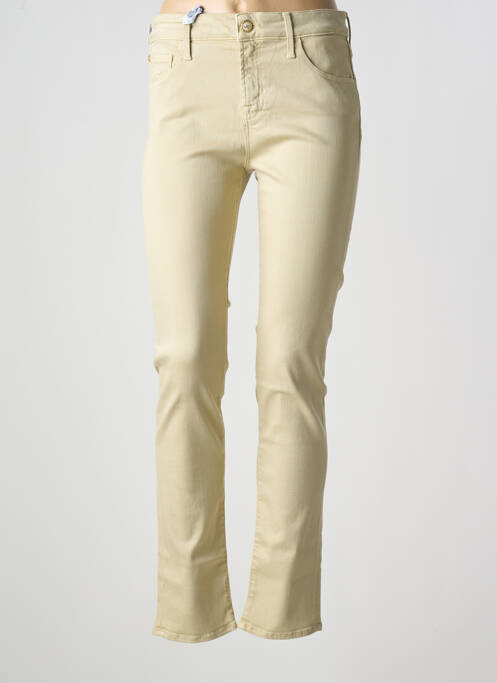 Jeans coupe slim stretch taille normale beige JACOB COHEN femme