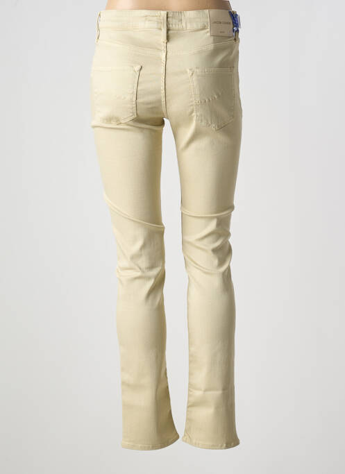 Jeans coupe slim stretch taille normale beige JACOB COHEN femme