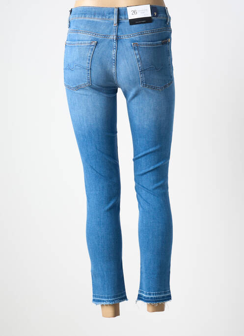 Jeans coupe slim stretch taille normale bleu 7 FOR ALL MANKIND femme