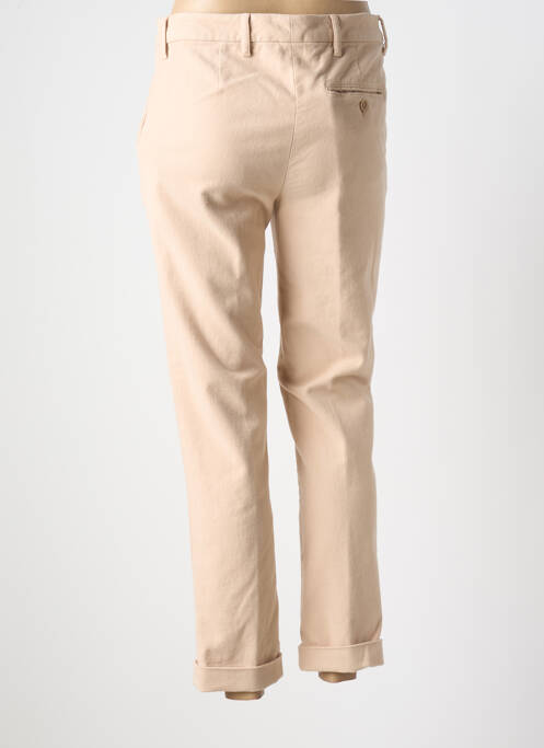 Pantalon chino fermeture zippée sous rabat boutonné taille normale beige ASPESI femme
