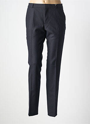 Pantalon slim taille à pinces taille normale bleu CALVIN KLEIN homme
