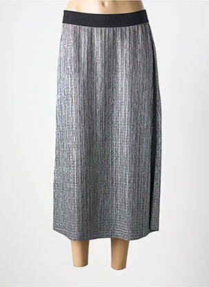 Jupe longue coupe droite argent HUGO BOSS femme