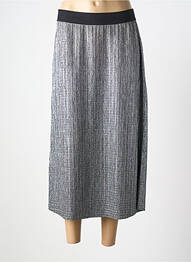 Jupe longue coupe droite argent HUGO BOSS femme