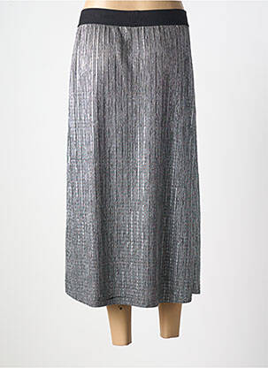 Jupe longue coupe droite argent HUGO BOSS femme