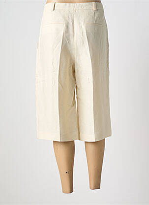 Pantacourt coupe droite taille normale beige HUGO BOSS femme
