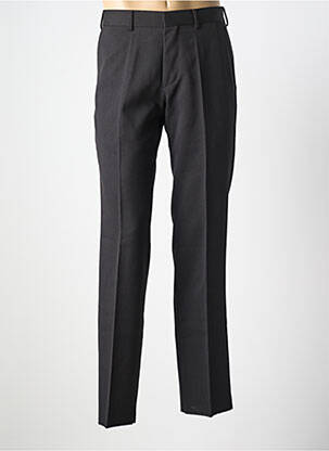 Pantalon droit tissage popeline taille normale noir HUGO BOSS homme