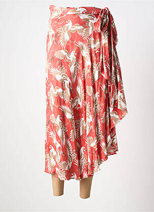 Jupe longue rouge HUGO BOSS pour femme