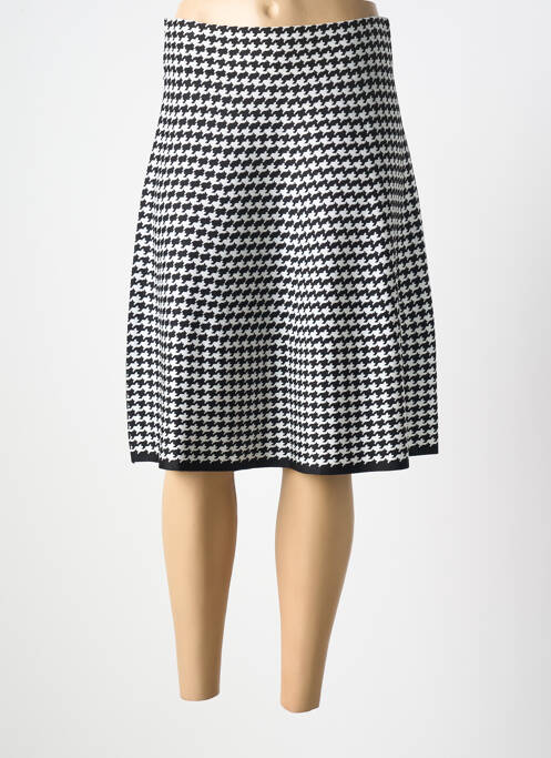 Jupe mi-longue stretch noir HUGO BOSS femme